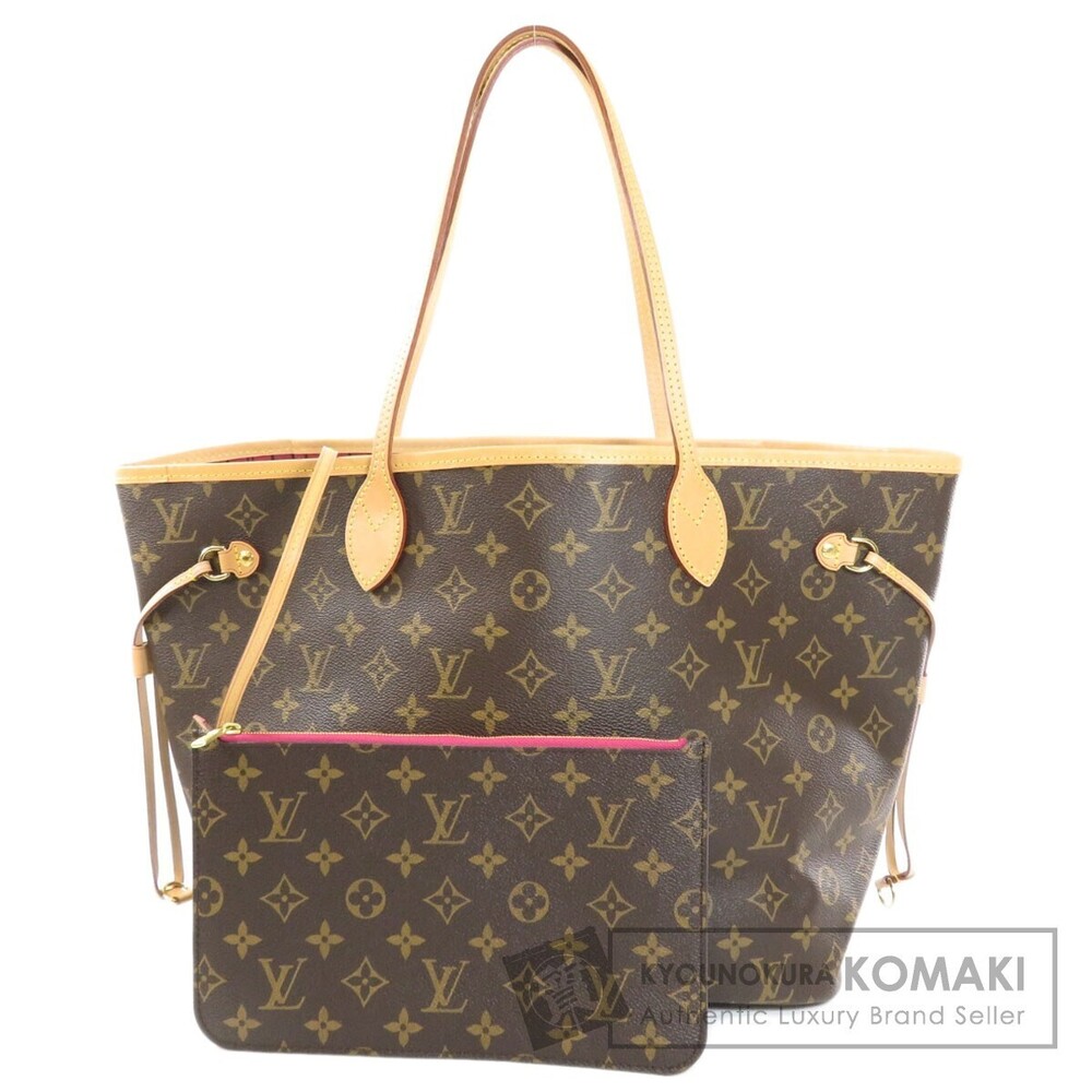 Louis Vuitton Neverfull Monogram Pivoine Tote Bag Canvas